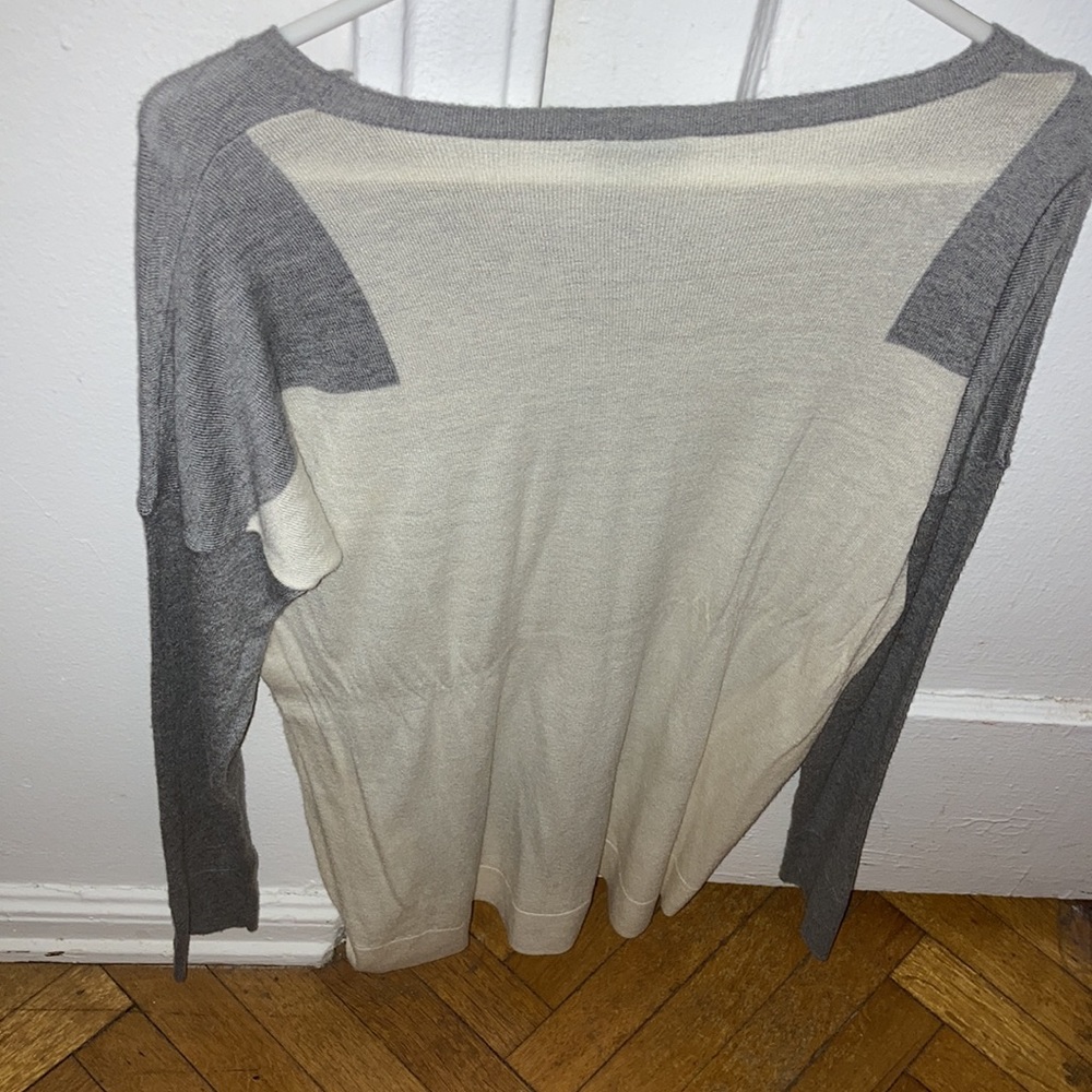 Beautiful C&C Grey And White Sweater - image 3